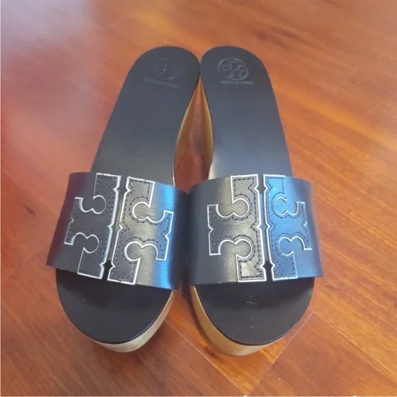 🆕 Tory Burch Ines 80mm wedge slides - Picture 5 of 7